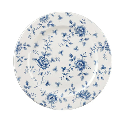 Đĩa Tròn Churchill Dòng Vintage Prints Profile 20.3 cm - Gốm, Họa Tiết Prague Rose Chintz (RCPVP81)