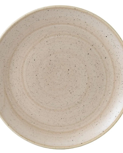 Đĩa Tròn Churchill Stonecast 26cm - Gốm, Nutmeg Cream (SNMSEV101)