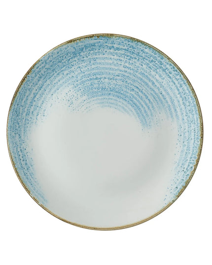 Đĩa Tròn Coupe Churchill Studio Prints® 26 cm - Gốm, Aquamarine (HAAMEV101)