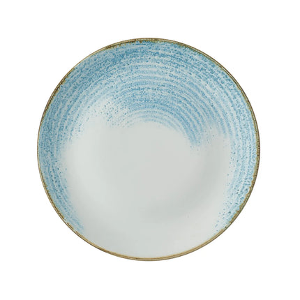 Đĩa Tròn Coupe Churchill Studio Prints® 26 cm - Gốm, Aquamarine (HAAMEV101)