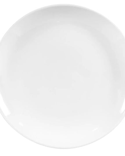 Đĩa Tròn Coupe Libbey 840-425C Dòng Porcelana™ 22.9 cm - Sứ, Trắng Sáng