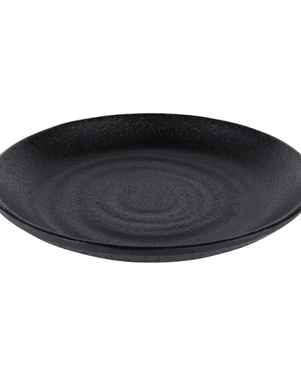 Đĩa Tròn Elite Global Solutions Nhựa Melamine 12.7 cm, Màu Đen (JW7005-B)