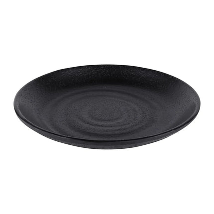 Đĩa Tròn Elite Global Solutions Nhựa Melamine 12.7 cm, Màu Đen (JW7005-B)