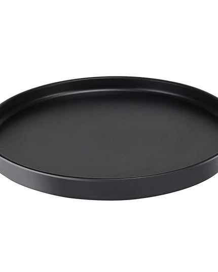 Đĩa Tròn Hudson Nhựa Melamine Cal-Mil 22026-10-13, 26 cm, Màu Đen