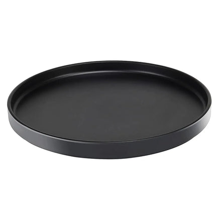Đĩa Tròn Hudson Nhựa Melamine Cal-Mil 22026-10-13, 26 cm, Màu Đen