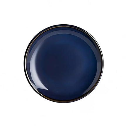 Đĩa Tròn Indigo Homer Laughlin HL3049026 16.5 cm - Sứ China, Màu Indigo