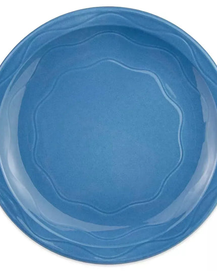 Đĩa Tròn Libbey 903032002 28.6cm Họa Tiết Khắc Cantina, Thân Flint, Blueberry