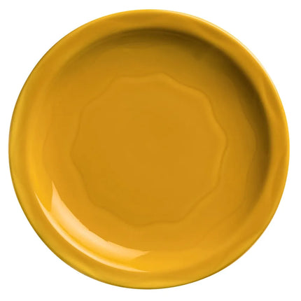 Đĩa Tròn Libbey 903033010 22.9 cm Họa Tiết & Kiểu Dáng Khắc Cantina, Thân Flint, Saffron
