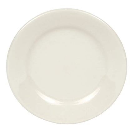 Đĩa Tròn Libbey PWC-31 15.9 cm Mép Cuộn - Gốm Sứ, Princess White