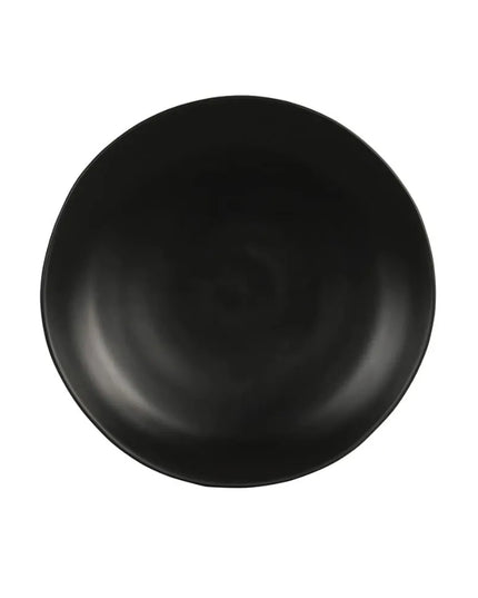 Đĩa Tròn Melamine Cal-Mil 24031-9-13 Hand Thrown 22.9 cm Màu Đen