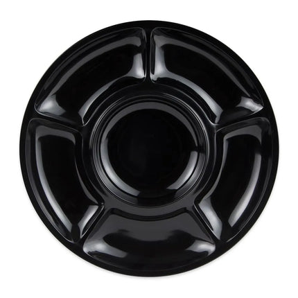 Đĩa Tròn Melamine GET APS-6-BK 35.6 cm - Đen