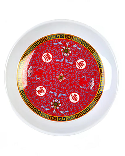 Đĩa Tròn Melamine Thunder Group 1004TR Longevity 11.4 cm Đỏ/Trắng