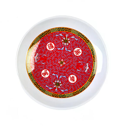 Đĩa Tròn Melamine Thunder Group 1004TR Longevity 11.4 cm Đỏ/Trắng