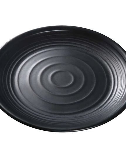 Đĩa Tròn Melamine Yanco BP-1011 26.7 cm, Đen