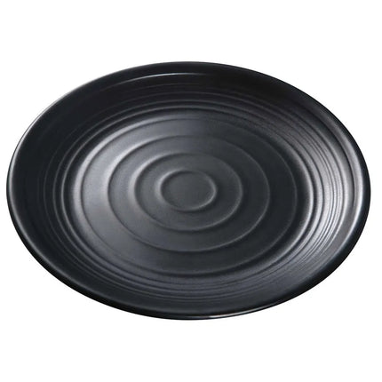 Đĩa Tròn Melamine Yanco BP-1011 26.7 cm, Đen