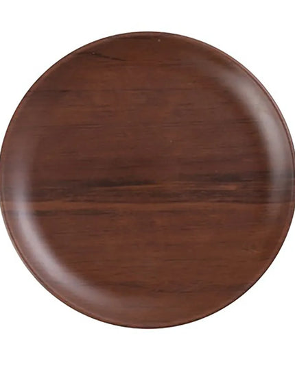 Đĩa Tròn Melamine Yanco WL-111 27.9 cm Vân Gỗ