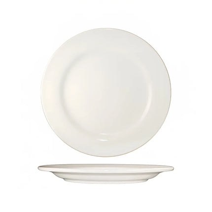 Đĩa Tròn Roma™ ITI, 26 cm, Gốm, Màu American White (RO-16)