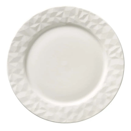 Đĩa Tròn Status Libbey 988001139 22.9 cm - Sứ, Màu Trắng
