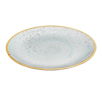 Đĩa Tròn Stonecast Churchill 26cm - Gốm, Xanh Vỏ Trứng Vịt (SDESEV101)