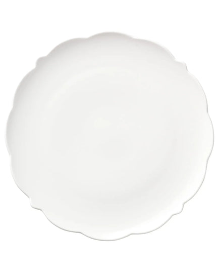 Đĩa Tròn Sứ Libbey 977709012 Astor Chân Đế 30.5 cm, Trắng