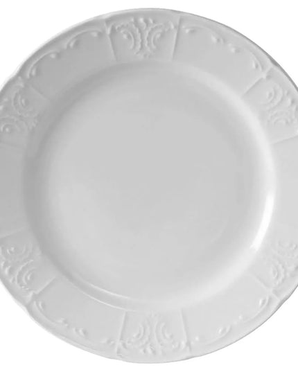Đĩa Tròn Tuxton CHA-111 Chicago 28.3 cm - Sứ, Màu Porcelain White