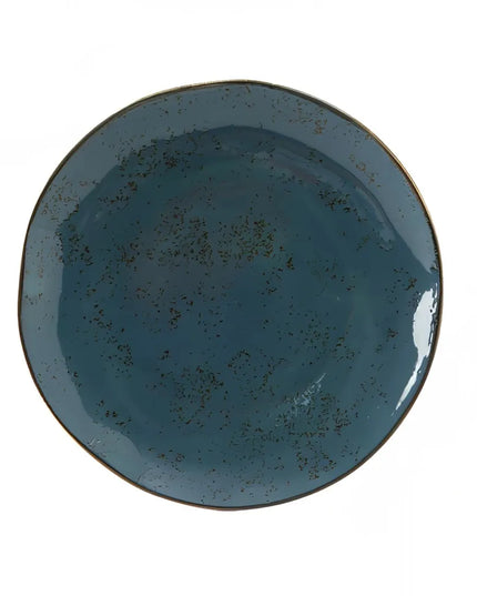Đĩa Tròn Tuxton GGE-002 16.5cm Dòng Artisan Geode - Sứ, Màu Azure