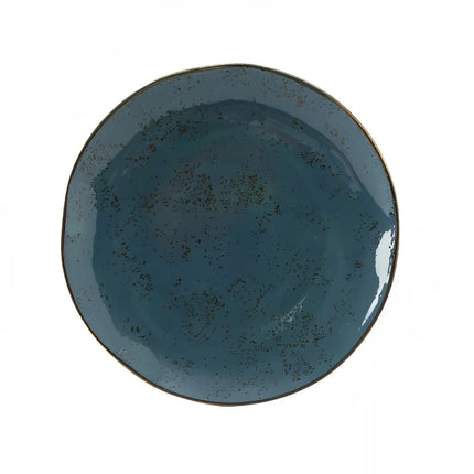 Đĩa Tròn Tuxton GGE-002 16.5cm Dòng Artisan Geode - Sứ, Màu Azure