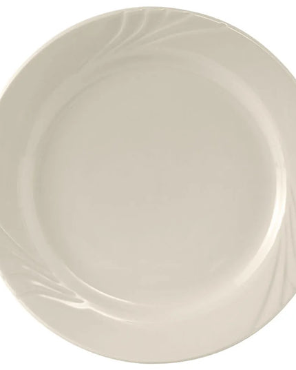 Đĩa Tròn Tuxton YEA-120 Monterey 30.5 cm - Gốm, Màu American White/Eggshell