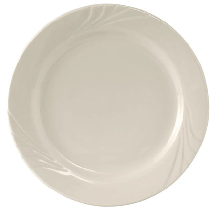 Đĩa Tròn Tuxton YEA-120 Monterey 30.5 cm - Gốm, Màu American White/Eggshell