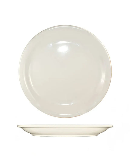 Đĩa Tròn Valencia™ ITI 22.9 cm - Gốm Sứ, American White (VA-8)