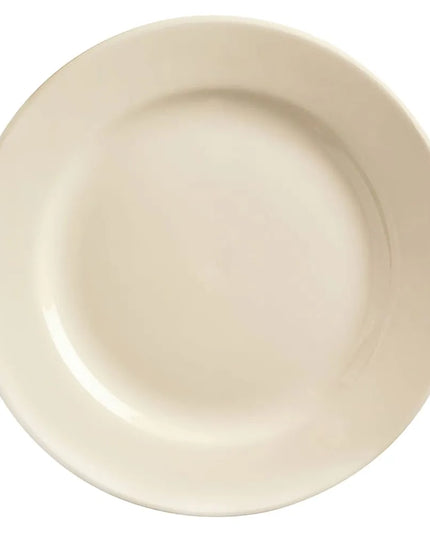 Đĩa Tròn Viền Cuộn Libbey PWC-9 24.8 cm - Giả Sứ Gốm, Princess White