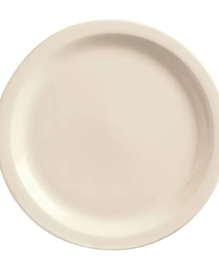 Đĩa Tròn Viền Hẹp Libbey NR-7 18.4 cm - Sứ Stoneware, Trắng Kingsmen