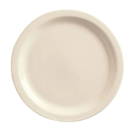 Đĩa Tròn Viền Hẹp Libbey NR-7 18.4 cm - Sứ Stoneware, Trắng Kingsmen