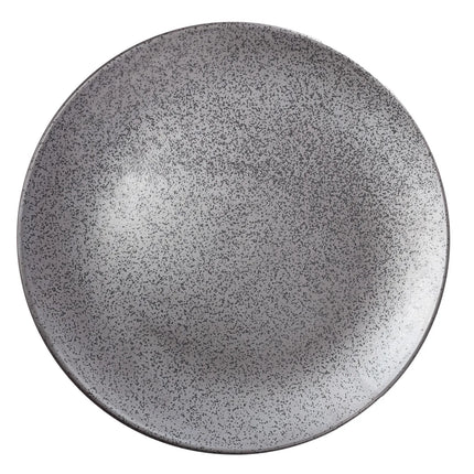 Đĩa Tròn Yanco DB-112 30.5cm Dòng Diamond Black - Sứ, Màu Dark Bronze