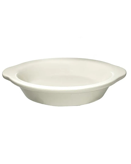 Đĩa Trứng Shirred ITI SEGG-625-AW Hình Oval 296 ml - Gốm Trắng American White