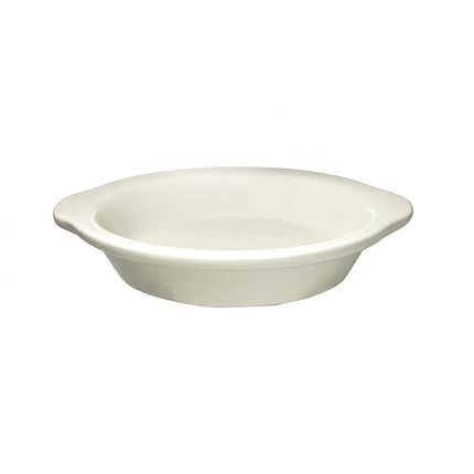 Đĩa Trứng Shirred ITI SEGG-625-AW Hình Oval 296 ml - Gốm Trắng American White