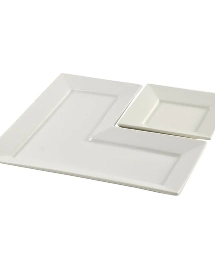 Đĩa Vuông 10 Strawberry Street WTR-5FTDSQ 13.3 cm - Sứ, Trắng