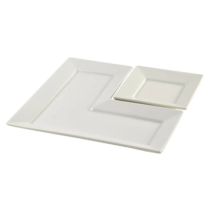 Đĩa Vuông 10 Strawberry Street WTR-5FTDSQ 13.3 cm - Sứ, Trắng