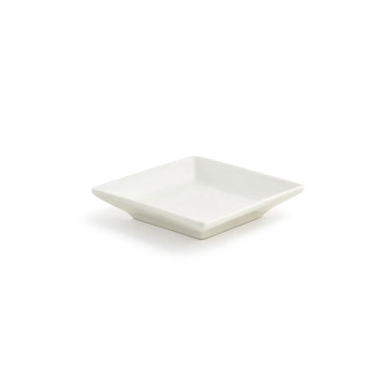 Đĩa Vuông Catalyst®Kyoto® Front of the House 8.9cm - Sứ, Trắng (DAP039BEP23)