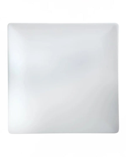 Đĩa Vuông Coupe Cameo China 710-101N 25.4 cm - Gốm, Trắng