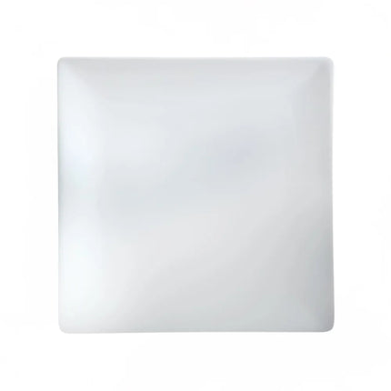 Đĩa Vuông Coupe Cameo China 710-101N 25.4 cm - Gốm, Trắng