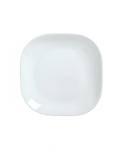Đĩa Vuông Coupe Libbey 911194420 20.3 cm - Họa Tiết Reflections, Thân Alumawhite
