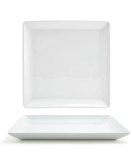 Đĩa Vuông Front Of The House 25.4 cm Mod® - Sứ Porcelain, Trắng (DDP022WHP23)