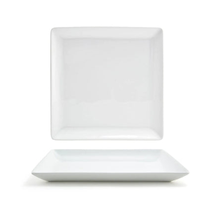 Đĩa Vuông Front Of The House 25.4 cm Mod® - Sứ Porcelain, Trắng (DDP022WHP23)
