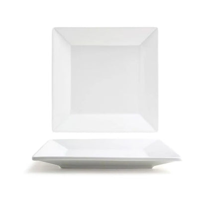 Đĩa Vuông Kyoto™ Front of the House, 19.1 cm, Sứ, Màu Trắng (DSP029WHP22)