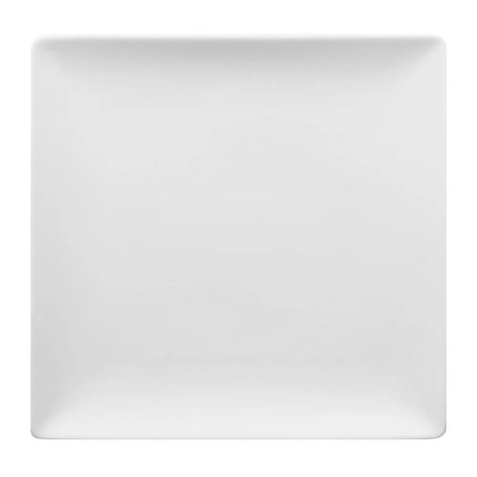 Đĩa Vuông Libbey SL-9C Slate Coupe 23.5 cm - Màu Trắng Siêu Sáng, Porcelana