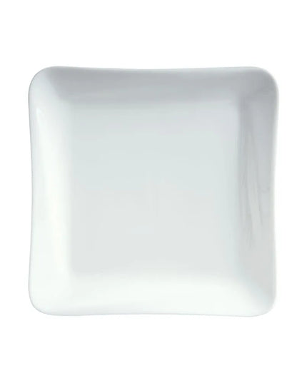 Đĩa Vuông Nghiêng Cameo China 707-71 17.1 cm - Gốm Sứ, Trắng
