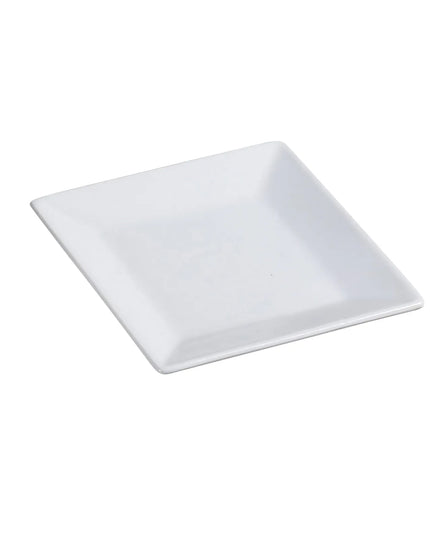Đĩa Vuông Sứ Yanco ML-106 15.2 cm, Trắng Siêu Sáng