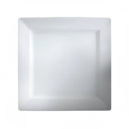 Đĩa Vuông Vành Cameo China 710-101 26 cm - Gốm, Trắng