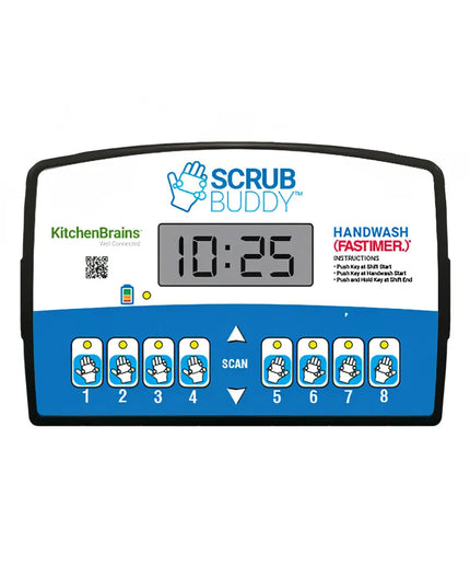 Đồng Hồ Hẹn Giờ Rửa Tay Kitchen Brains Scrub Buddy™, 8 Bộ Hẹn Giờ 20 Giây, Dùng Pin (SCRUB_BUDDY)